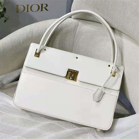 Dior Parisienne Bag Latte Smooth Calfskin 